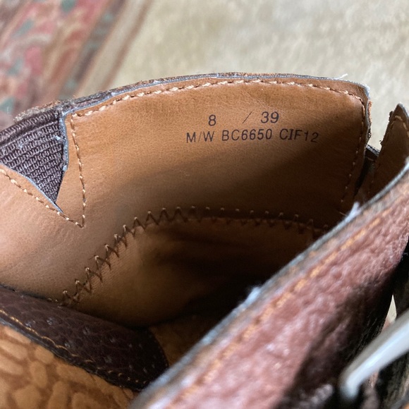 BOC Brown Leather Clogs - Picture 7 of 9